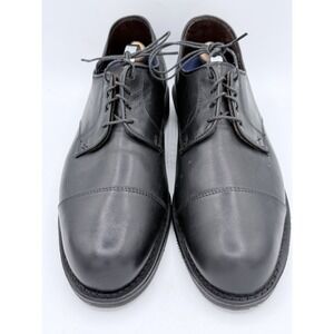 Allen Edmonds Road Warriors Black Leather Oxfords Shoes Lace-up Mens US 9D NEW